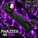 STEEL CITY ARSENAL LIMITED EDITION PHAZZER Ported Graphite Black Slide & Barrel Combo for SIG P365 + CROSS ARMORY Shadow Red Dot OPTIC INCLUDED - Image 2