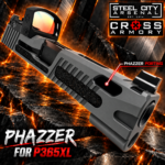 STEEL CITY ARSENAL LIMITED EDITION PHAZZER Ported SIG DARK GREY Slide & Barrel Combo for SIG P365XL + CROSS ARMORY Shadow Red Dot OPTIC INCLUDED - Image 4