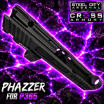 STEEL CITY ARSENAL LIMITED EDITION PHAZZER Ported Graphite Black Slide & Barrel Combo for SIG P365 + CROSS ARMORY Shadow Red Dot OPTIC INCLUDED - Image 8