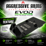 AGGRESSIVE ARMS EVOD DOVE MOUNT SYSTEM for Glock RMR Slide Sight Adapter with Front FIBER OPTIC READY SIGHT + SLIM FLAT OPTIC SCREWS - Image 4
