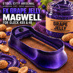 STEEL CITY ARSENAL GLOCK GEN 5 43X - 48  ENHANCED "TACDOM EXCLUSIVE" FX PURPLE GRAPE JELLY MAGWELL – FITS OEM GLOCK FACTORY FRAMES - Image 4