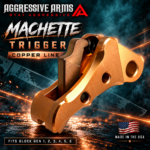 AGGRESSIVE ARMS MACHETTE EDITION for GLOCK GEN 1 2 3 4 5 6 "6061 BILLET ALUMINUM" TRIGGER COPPER ANODIZED/ PVD - Image 4