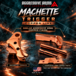 AGGRESSIVE ARMS MACHETTE EDITION for GLOCK GEN 1 2 3 4 5 6 "6061 BILLET ALUMINUM" TRIGGER COPPER ANODIZED/ PVD - Image 5
