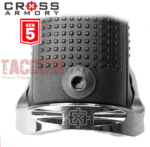 Cross Armory Enhanced Glock 17 - 22 - 34 Gen 5 CNC Aluminum Flared Magwell SILVER "CHROME LIKE" Magazine well - Image 4