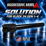 AGGRESSIVE ARMS "SOLUTION" BLACK NITRIDE Barrel for GLOCK 34 GEN 1 2 3 4 STAINLESS STEEL - Image 3