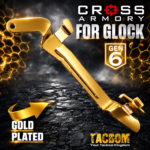 CROSS ARMORY ENHANCED Trigger BAR for GEN 6 Glock 17 - 19 - 19x - 45 - GOLD PLATED - Image 3
