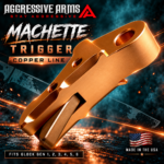 AGGRESSIVE ARMS MACHETTE EDITION for GLOCK GEN 1 2 3 4 5 6 "6061 BILLET ALUMINUM" TRIGGER COPPER ANODIZED/ PVD - Image 3