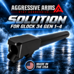 AGGRESSIVE ARMS "SOLUTION" BLACK NITRIDE Barrel for GLOCK 34 GEN 1 2 3 4 STAINLESS STEEL - Image 5