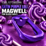 STEEL CITY ARSENAL GLOCK 19 - 23 GEN 5 ENHANCED "TACDOM EXCLUSIVE" SATIN PURPLE LOLI MAGWELL – FITS OEM GLOCK FACTORY FRAMES - Image 5