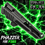 STEEL CITY ARSENAL LIMITED EDITION PHAZZER Ported SIG DARK GREY Slide & Barrel Combo for SIG P365 + CROSS ARMORY Shadow Red Dot OPTIC INCLUDED - Image 8