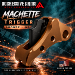 AGGRESSIVE ARMS MACHETTE EDITION for GLOCK GEN 1 2 3 4 5 6 "6061 BILLET ALUMINUM" TRIGGER BRONZE ANODIZED - Image 3