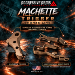 AGGRESSIVE ARMS MACHETTE EDITION for GLOCK GEN 1 2 3 4 5 6 "6061 BILLET ALUMINUM" TRIGGER BRONZE ANODIZED - Image 5