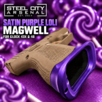 STEEL CITY ARSENAL GLOCK GEN 5 43X - 48  ENHANCED "TACDOM EXCLUSIVE" SATIN PURPLE LOLI MAGWELL – FITS OEM GLOCK FACTORY FRAMES - Image 5