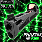 STEEL CITY ARSENAL LIMITED EDITION PHAZZER Ported SIG DARK GREY Slide & Barrel Combo for SIG P365 + CROSS ARMORY Shadow Red Dot OPTIC INCLUDED - Image 5