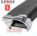 Cross Armory Enhanced Glock 17 - 22 - 34 Gen 5 CNC Aluminum Flared Magwell SILVER "CHROME LIKE" Magazine well - Image 3