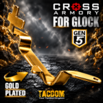 CROSS ARMORY ENHANCED 2 Trigger BARS for GEN 5 Glock 17 - 19 - 22 - 23 - 24 - 26 - 27 - 31 - 32 - 33 - 34 - 35 - 45 GOLD PLATED - Image 3
