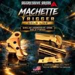 AGGRESSIVE ARMS MACHETTE EDITION for GLOCK GEN 1 2 3 4 5 6 "6061 BILLET ALUMINUM" TRIGGER GOLD ANODIZED/ PVD - Image 5