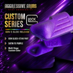 AGGRESSIVE ARMS & OEM GLOCK Extended Slide Stop SATIN FX PURPLE Release for GLOCK GEN 5 & 6 - 17 19 22 23 26 34 45 4921 - Image 5